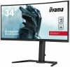 IIYAMA Monitor 34 cale G-MASTER GB3467WQSU-B5 VA,UWQHD,165HZ,HAS(15cm),1500R,4xUSB